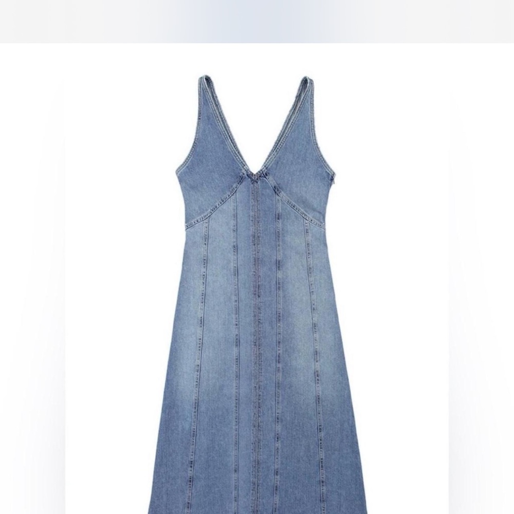 Zara Women's Blue Denim dress